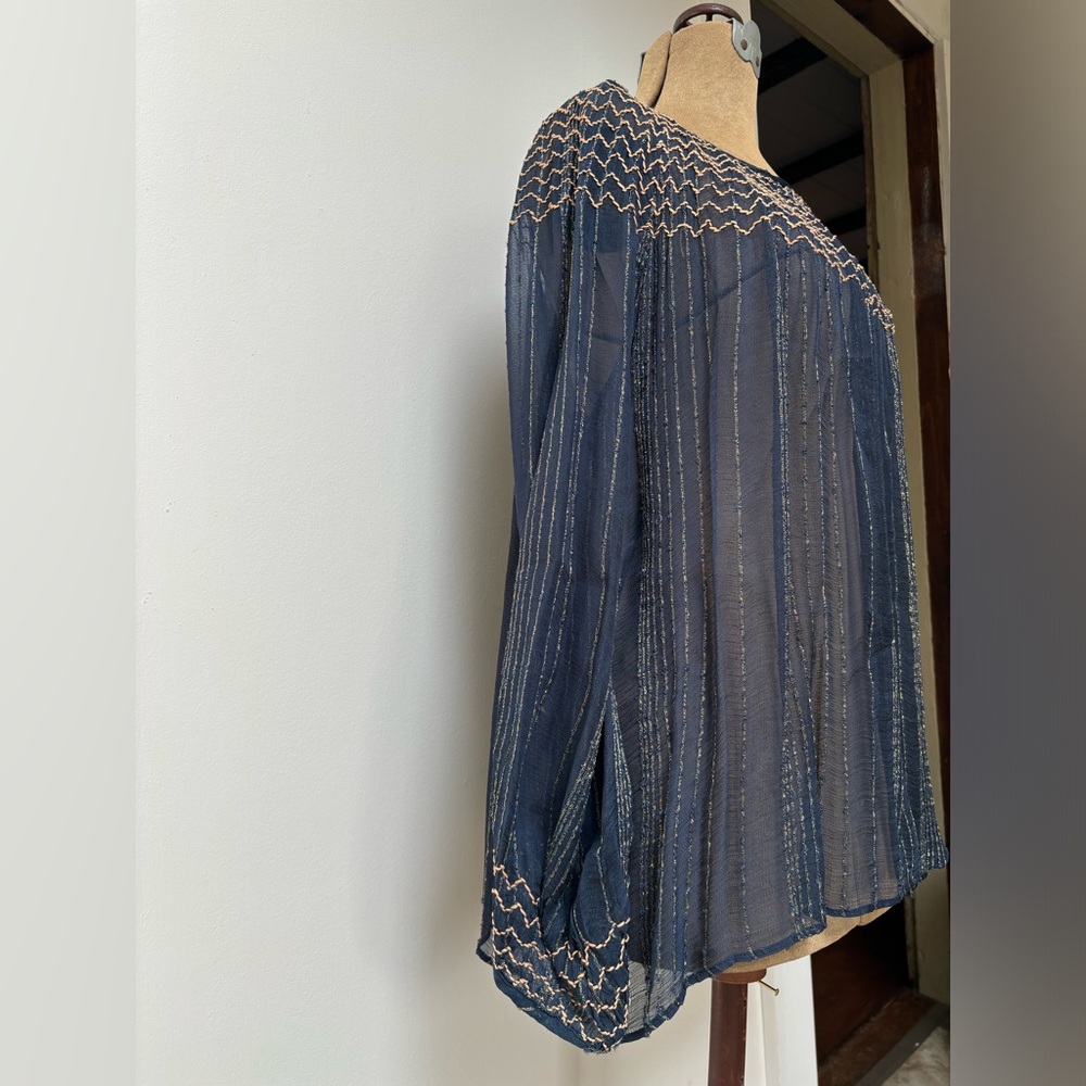 Anthropology Love Sam Flowy Top - Size Large